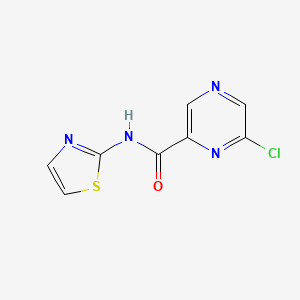 6-Chloro-N-(1,3-thiazol-2-yl)pyrazine-2-carboxamide