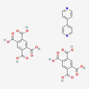 Benzene-1,2,4,5-tetracarboxylic acid;4-pyridin-4-ylpyridine