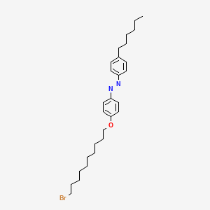 (E)-1-{4-[(10-Bromodecyl)oxy]phenyl}-2-(4-hexylphenyl)diazene