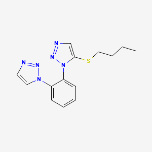 5-(Butylsulfanyl)-1-[2-(1H-1,2,3-triazol-1-yl)phenyl]-1H-1,2,3-triazole