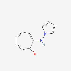 2,4,6-Cycloheptatrien-1-one, 2-(1H-pyrrol-1-ylamino)-