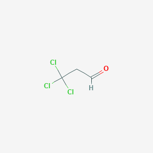 molecular formula C3H3Cl3O B1258634 3,3,3-Trichloropropanal 