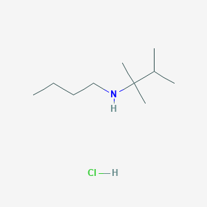 N-butyl-2,3-dimethylbutan-2-amine;hydrochloride