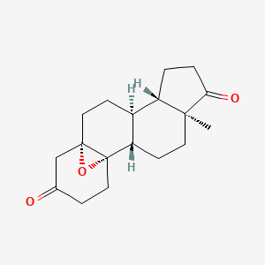 B1258637 Estrane-3,17-dione, 5,10-epoxy-, (5beta)- CAS No. 5190-31-8