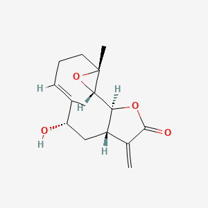 molecular formula C15H20O4 B1258638 9β-羟基倍半萜内酯 