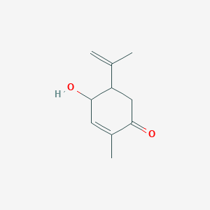 molecular formula C10H14O2 B1258649 5-Hydroxy-p-mentha-6,8-dien-2-one CAS No. 56423-48-4