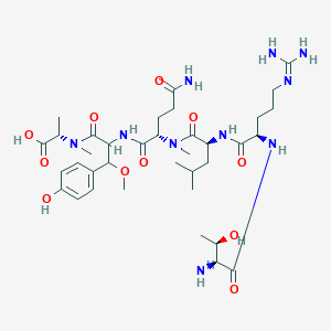 molecular formula C36H60N10O11 B1258657 Callipeltin E 