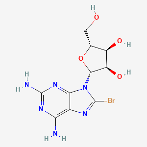 molecular formula C10H13BrN6O4 B1258664 2-Amino-8-bromoadenosine CAS No. 81102-44-5