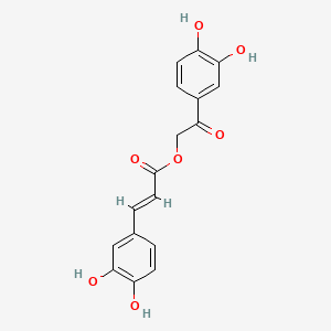 molecular formula C17H14O7 B1258677 Petasiphenone CAS No. 162616-81-1
