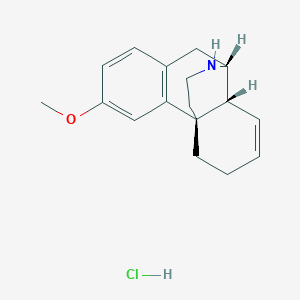 (1R,9R,10R)-4-methoxy-17-azatetracyclo[7.5.3.01,10.02,7]heptadeca-2(7),3,5,11-tetraene;hydrochloride
