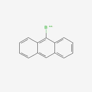 molecular formula C14H9B B1258688 9-Anthrylborylene 