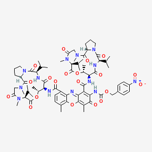 molecular formula C70H91N13O20 B1258705 N-(4-Nitrobenzyloxycarbonyl)actinomycin D 