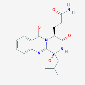 molecular formula C19H24N4O4 B1258706 aurantiomide A 