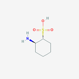 molecular formula C6H13NO3S B1258727 Trans-2-aminocyclohexanesulfonic acid 