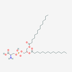 molecular formula C34H66NO10P B1258738 1,2-dimyristoyl phosphatidyl-L-serine 