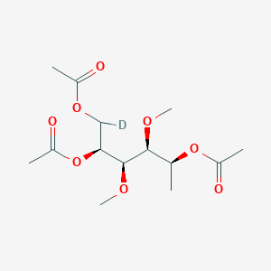 (1,5-Diacetyloxy-3,4-dimethoxyhexan-2-yl) acetate
