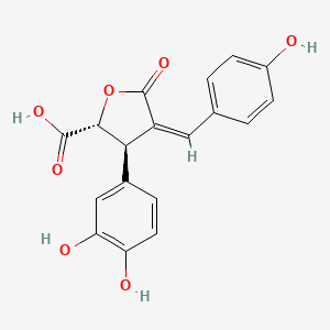 molecular formula C18H14O7 B1258751 Megacerotonic acid 