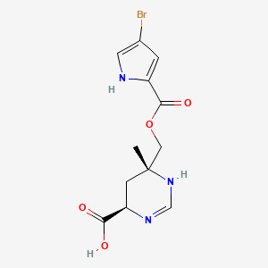 molecular formula C12H14BrN3O4 B1258753 Manzacidin C 