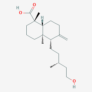 (1S,4aR,5S,8aR)-5-[(3R)-5-hydroxy-3-methylpentyl]-1,4a-dimethyl-6-methylidene-3,4,5,7,8,8a-hexahydro-2H-naphthalene-1-carboxylic acid