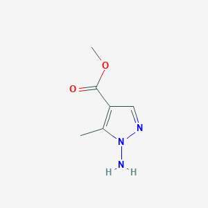 B125880 Methyl 1-amino-5-methyl-1H-pyrazole-4-carboxylate CAS No. 145631-09-0