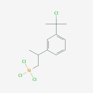 Trichloro{2-[3-(2-chloropropan-2-yl)phenyl]propyl}silane