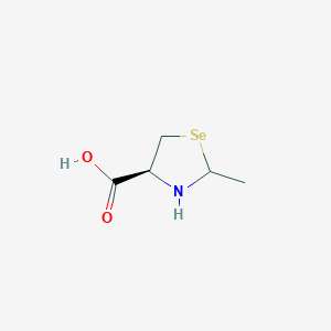 4-Selenazolidinecarboxylic acid, 2-methyl-, (4S)-