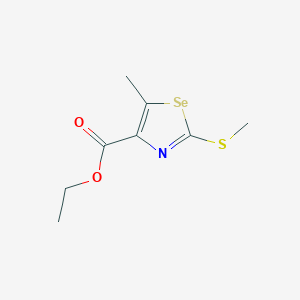 Ethyl 5-methyl-2-methylsulfanyl-1,3-selenazole-4-carboxylate