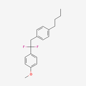 1-Butyl-4-[2,2-difluoro-2-(4-methoxyphenyl)ethyl]benzene