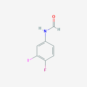 N-(4-Fluoro-3-iodophenyl)formamide