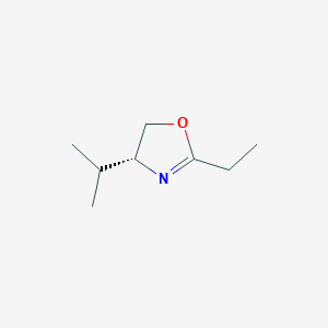 (4R)-2-Ethyl-4-(propan-2-yl)-4,5-dihydro-1,3-oxazole