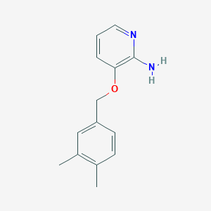 2-Pyridinamine, 3-[(3,4-dimethylphenyl)methoxy]-