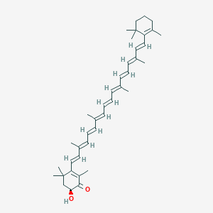 molecular formula C40H54O2 B1258826 3-Hydroxyechinenone CAS No. 4481-36-1