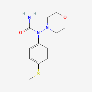 N-[4-(Methylsulfanyl)phenyl]-N-morpholin-4-ylurea