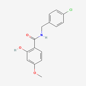 Benzamide, N-[(4-chlorophenyl)methyl]-2-hydroxy-4-methoxy-