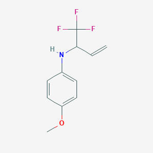 Benzenamine, 4-methoxy-N-[1-(trifluoromethyl)-2-propenyl]-