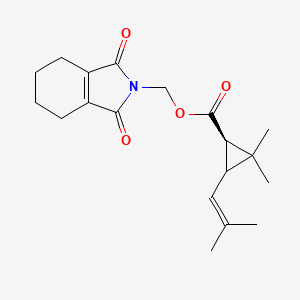 molecular formula C19H25NO4 B1258835 (1R)-四氯菊酯 