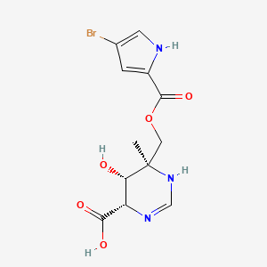 molecular formula C12H14BrN3O5 B1258855 Manzacidin B 