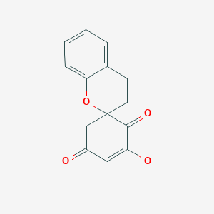 molecular formula C15H14O4 B1258856 鲍鱼螺旋素 A 