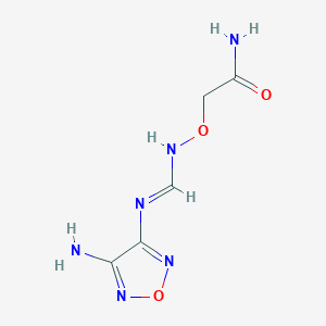 Acetamide,2-[[[(4-amino-1,2,5-oxadiazol-3-YL)iminomethyl]amino]oxy]-