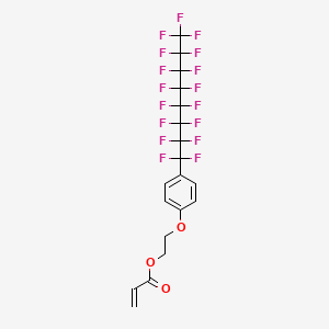 2-[4-(Heptadecafluorooctyl)phenoxy]ethyl prop-2-enoate