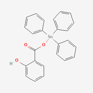 molecular formula C25H20O3Sn B1258859 Triphenyl(salicyloyloxy)stannane CAS No. 24379-26-8