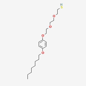 2-(2-{2-[4-(Octyloxy)phenoxy]ethoxy}ethoxy)ethane-1-thiol