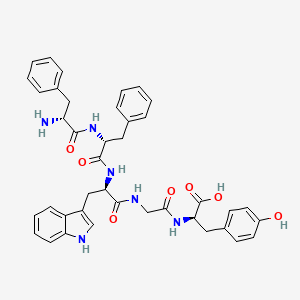 D-Phenylalanyl-D-phenylalanyl-D-tryptophylglycyl-D-tyrosine