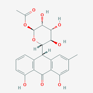 molecular formula C22H22O9 B1258863 阿尔瓦拉多素E 