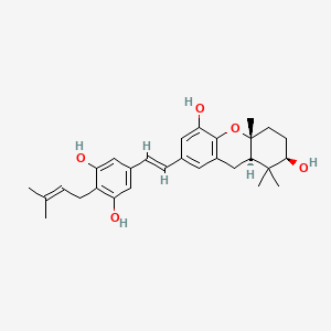 molecular formula C29H36O5 B1258873 schweinfurthin G 