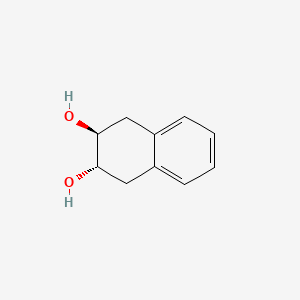 molecular formula C10H12O2 B1258889 (2S,3S)-1,2,3,4-tetrahydronaphthalene-2,3-diol 