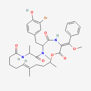 molecular formula C34H42BrN3O7 B1258891 miuraenamide A CAS No. 905982-74-3