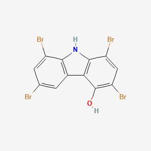 9H-Carbazol-4-ol, 1,3,6,8-tetrabromo-