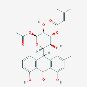 molecular formula C27H28O10 B1258902 alvaradoin G 
