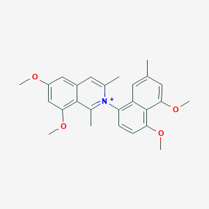 molecular formula C26H28NO4+ B1258909 Ancisheynine 
